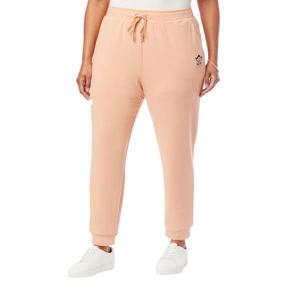 Badgley Mischka Peach Track Pants